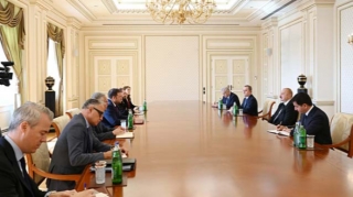 İlham Əliyev Stiven Doutini qəbul etdi - FOTO