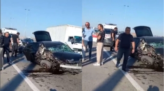 Qaradağda “Prius”un iştirakı ilə qəza baş verdi: ölən var   - VİDEO