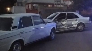 Cəlilabadda baş verən yol qəzasında iki nəfər xəsarət alıb  - FOTO