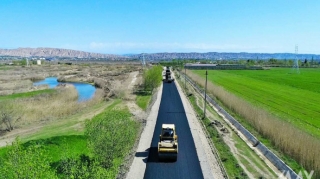 Yevlaxda Tanrıqulular kənd yolu əsaslı təmir olunur - FOTO - VİDEO 