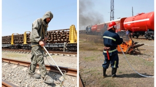 “Azərbaycan Dəmir Yolları” mülki müdafiə təlimi keçirib  - FOTO