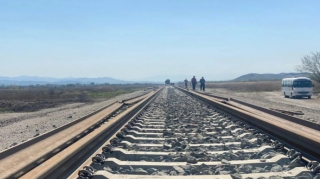 Завершено строительство почти половины железной дороги Агдам - Ханкенди - ВИДЕО 