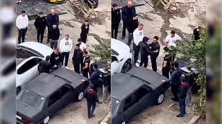 Baş vermiş qəza “Tofaş” sürücüsünü özündən çıxartdı   - VİDEO