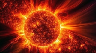 Günəşdə partlayış baş verib 