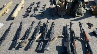 Xankəndidə pulemyot və avtomat silahları aşkarlanıb 