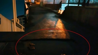 "Nəsimi" metrosunun çıxışında dərin çuxurlar sürücülərə təhlükə yaradır - FOTO - AÇIQLAMA 