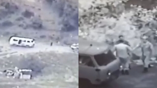 Qanunsuz erməni silahlı birləşmələri Qarabağda silah daşıyır  - VİDEO