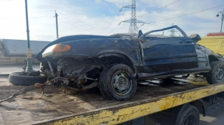 İmişlidə yoldan çıxan maşın aşdı, 2 nəfər öldü   - FOTO - VİDEO