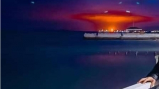 Bakıda səmada görünən işıq nədir?  - VİDEO