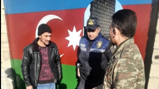 Polis əməkdaşları şəhid ailələrinə baş çəkiblər  - FOTO