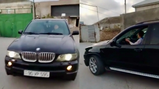 Bakıda yeniyetmə “BMW” sürüb videosunu sosial şəbəkədə paylaşdı   - VİDEO