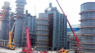 Ölkənin ən böyük elektrik stansiyasının inşası üçün İtaliyadan qurğular gətirilib - FOTO