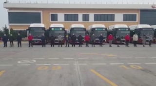 Nəqliyyatçılar şəhidlərin xatirəsini yad etdi - VİDEO