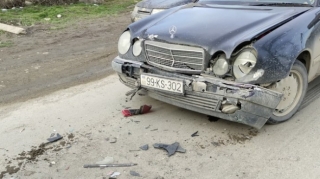 Цепная авария в Губе: столкнулись 4 автомобиля  - ФОТО