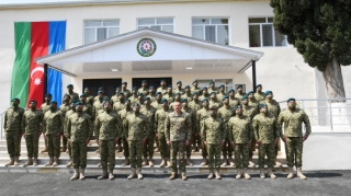 İlham Əliyev və Mehriban Əliyeva Cəbrayılda hərbi hissənin açılışında iştirak ediblər  - FOTO