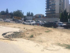 Babək prospektindəki tunel yenə çökdü - FOTO