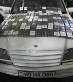 Avtomobildən qanunsuz siqaretlər aşkarlanıb - FOTO