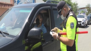 Qusarda karantin qaydalarını pozan 10 sürücü cərimə olundu - FOTO 