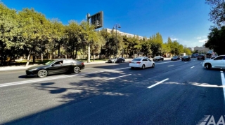 Завершен ремонт на участке проспекта Фатали хана Хойского  - ФОТО - ВИДЕО