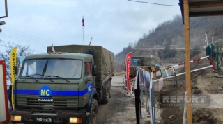 Xankəndi-Laçın yolundan 15 avtomobil keçib 