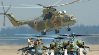 Ukraynanın 4 ədəd hərbi helikopteri məhv edildi 