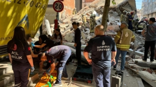 Türkiyədə binanın çökməsi nəticəsində yaralananların sayı artdı  - FOTO - YENİLƏNİB