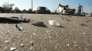 Qobustanda 2 avtomobil toqquşub, xəsarət alanlar var 