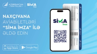 AZAL Naxçıvana onlayn aviabilet alışında “SİMA İmza”nı tətbiq etdi  - VİDEO