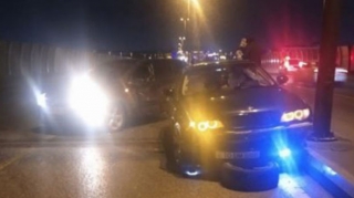 Bakıda körpü buz bağladı: 5 avtomobil qəzaya uğradı - FOTO 