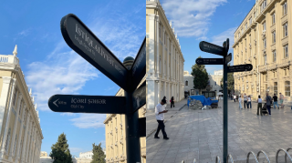 Bakının mərkəzində istiqamət lövhəsi səhv göstərir? – Memardan İDDİA – FOTO 