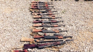 Xankəndidə avtomat, saatlı bomba və qumbaralar aşkarlanıb 