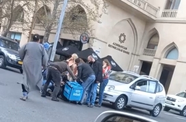 Bakıda yol nişanının olmaması ağır qəzaya səbəb oldu - VİDEO