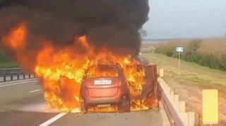 Rusiyalı deputatın avtomobili müharibə zonasında partladıldı - FOTO - VİDEO 