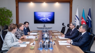 Rövşən Rüstəmov AAYİB-in baş bankiri ilə görüşdü  - FOTO