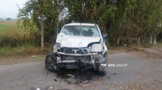 Şəhid qardaşı qəzada yaralandı - FOTO