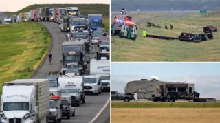 ABŞ-da onlarla maşının iştirakı ilə zəncirvari qəzanın görüntüləri yayıldı - VİDEO 