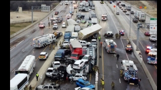 ABŞ-da 100-ə yaxın avtomobil toqquşub- ölənlər və xəsarət alanlar var   - YENİLƏNİB