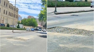 Bu ərazidə yol qazılıb, amma nə təmir, nə də bərpa edilir - Sürücülər ŞİKAYƏTÇİDİR   - VİDEO