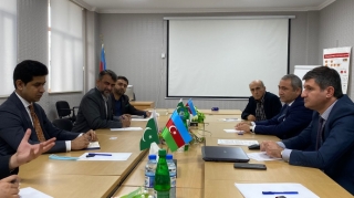 Pakistan Azərbaycan üzərindən Avropaya yükdaşımalara başlayıb - FOTO