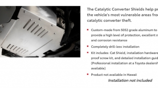 "Toyota" katalizator oğrularına çarə tapdı 