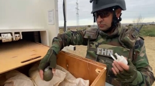 Suraxanıda qumbara tapıldı - VİDEO 