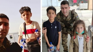 Əsgərlərimiz əfqanlara ərzaq və zəruri əşyalar çatdırıblar   - FOTO