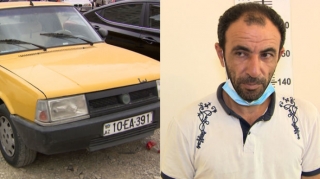 Bakıda avtomobil qaçıran şəxs saxlanıldı  - FOTO