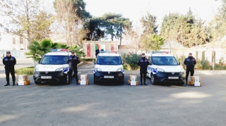 Biləsuvarda polis əməkdaşları şəhid hərbi qulluqçuların ailələrini ziyarət etdi  - FOTO