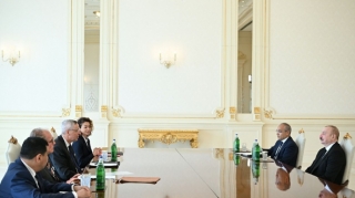 İlham Əliyev Mixael Harmsı qəbul etdi - FOTOLAR    - YENİLƏNİB