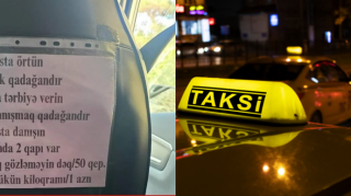В Баку необычные требования таксиста удивили пассажиров – ФОТО 