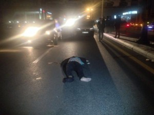 Türkiyə vətəndaşını maşın vurub – VİDEO