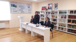 Bərdədə orta məktəbdə narkomaniya əleyhinə maarifləndirmə tədbiri keçirilib  - FOTO