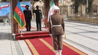 Zakir Həsənov İran Silahlı Qüvvələrinin Baş Qərargah rəisi ilə görüşüb - FOTO