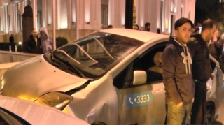 Bakının mərkəzində dörd avtomobil toqquşub, xəsarət alan var - FOTO 